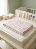 MUSLIN TOWEL | PINK BUNNY