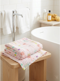 MUSLIN TOWEL | PINK BUNNY