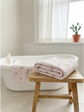 MUSLIN TOWEL | PINK ELEPHANT