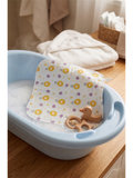 MUSLIN WASH CLOTH | YELLOW DAISY