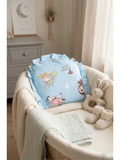 COTTON RAI PILLOW |  BLUE LABUBU