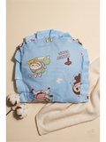 COTTON RAI PILLOW |  BLUE LABUBU