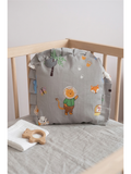 COTTON RAI PILLOW |  GRAY