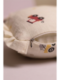 MUSLIN RAI PILLOW |  OFF WHITE TRACKTER