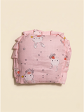 MUSLIN RAI PILLOW |  PINK BUNNY