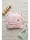 MUSLIN RAI PILLOW |  PINK BUNNY