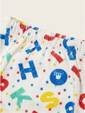 TRAINING PANTY | WHITE  ALPHABET